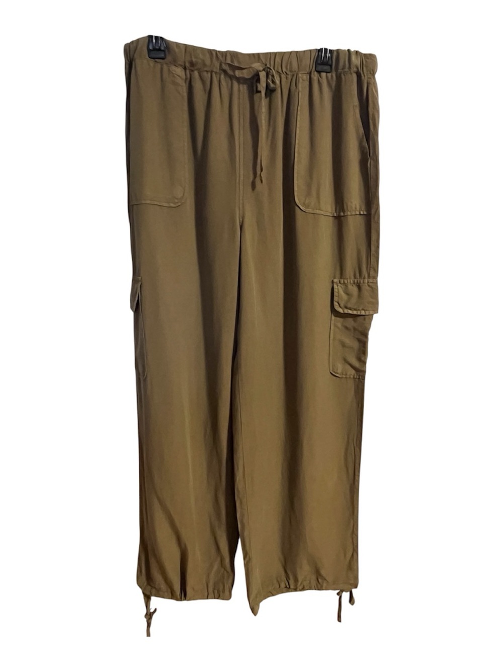 Thread & Supply Olive Green Cargo Drawstring Pants XL NWT
